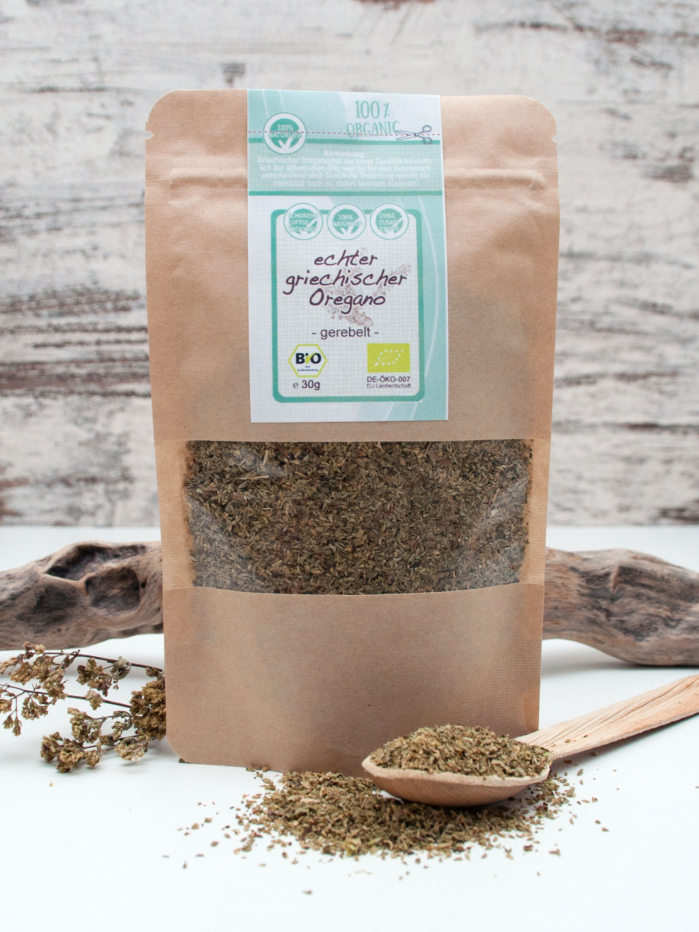 echter griechischer Bio Oregano - getrocknet