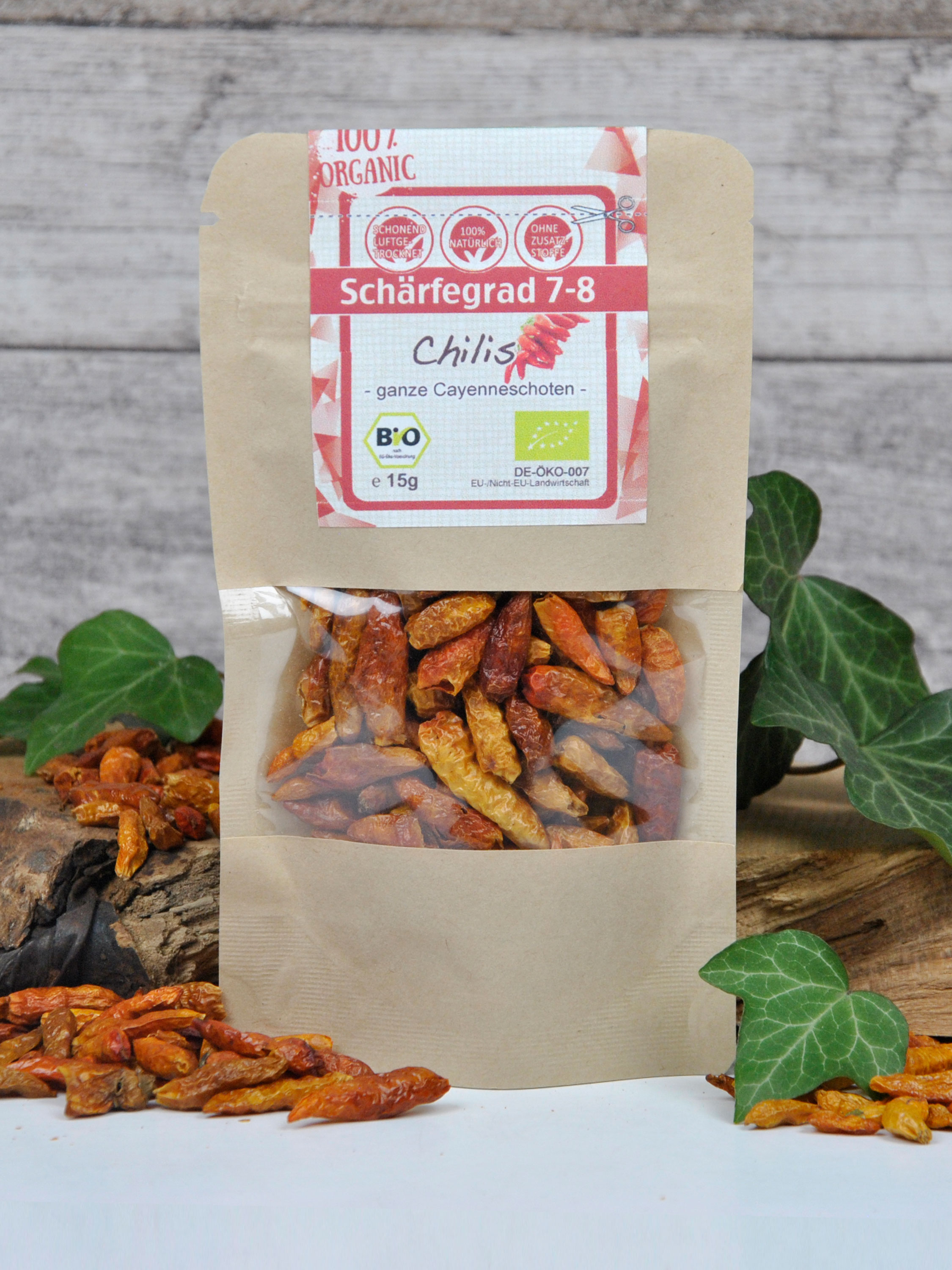 Bio Chili Cayenne - ganz