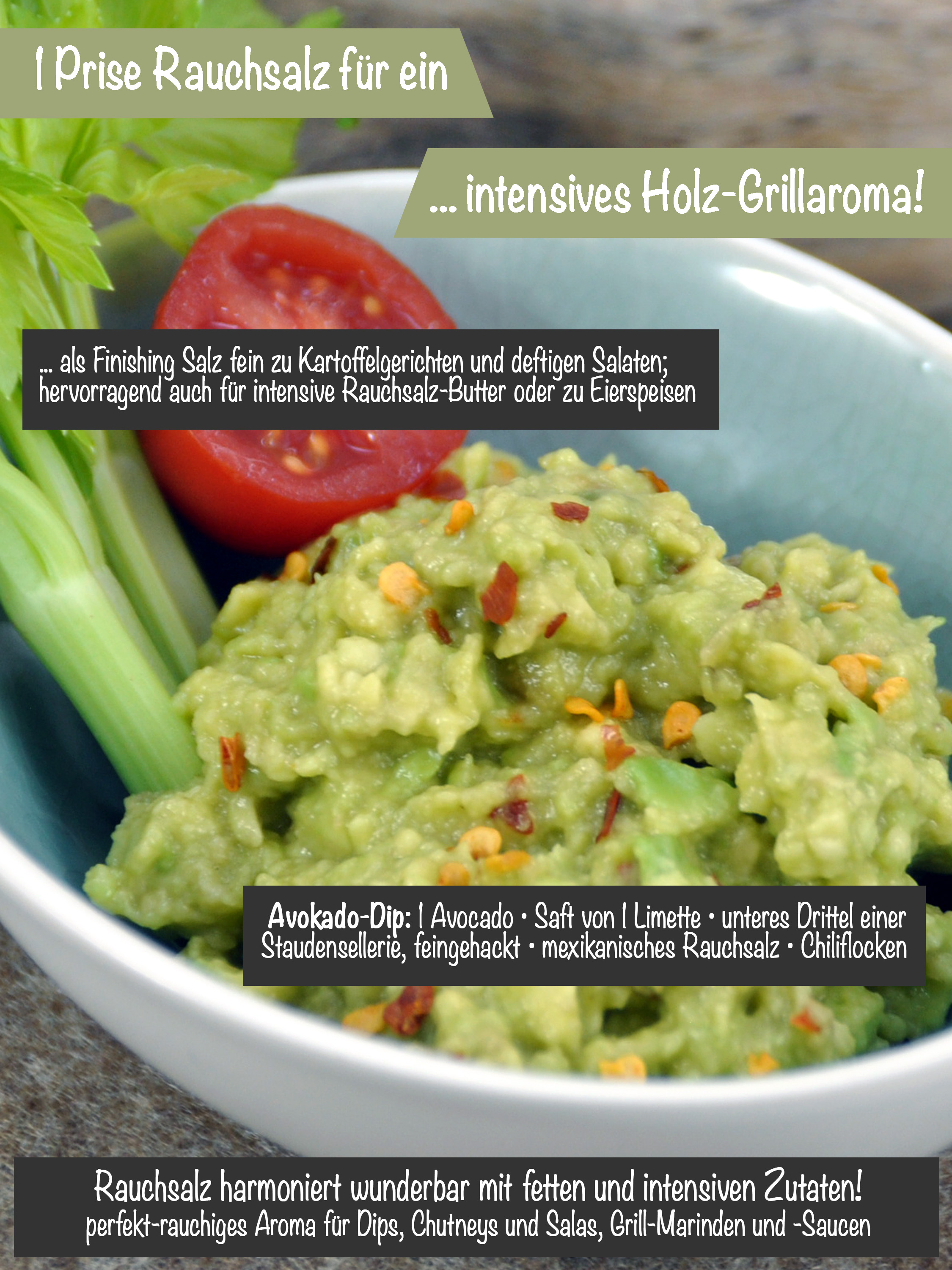 Mexikanisches Rauchsalz - Appelwood Smoked Sea Salt