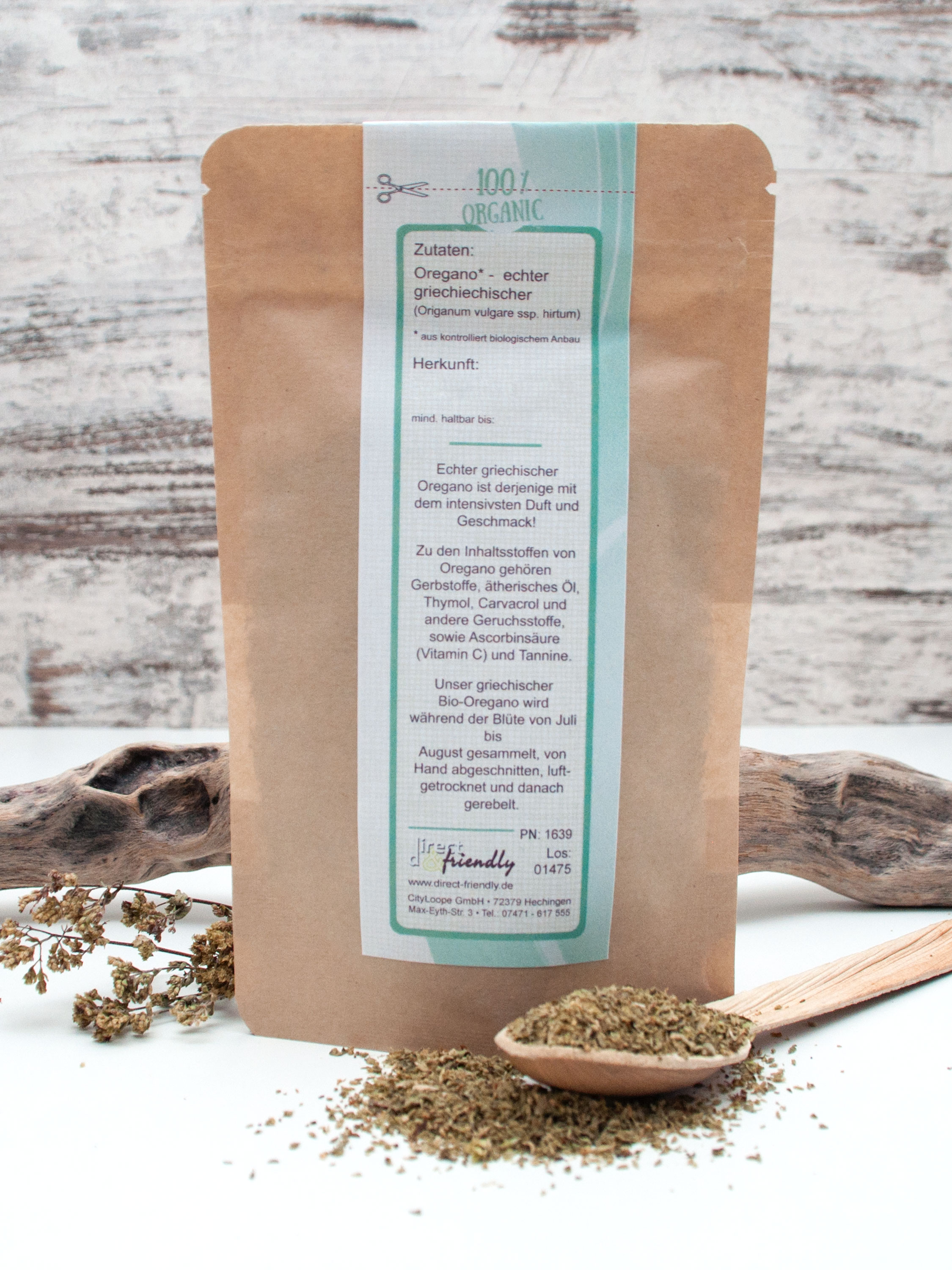 echter griechischer Bio Oregano - getrocknet