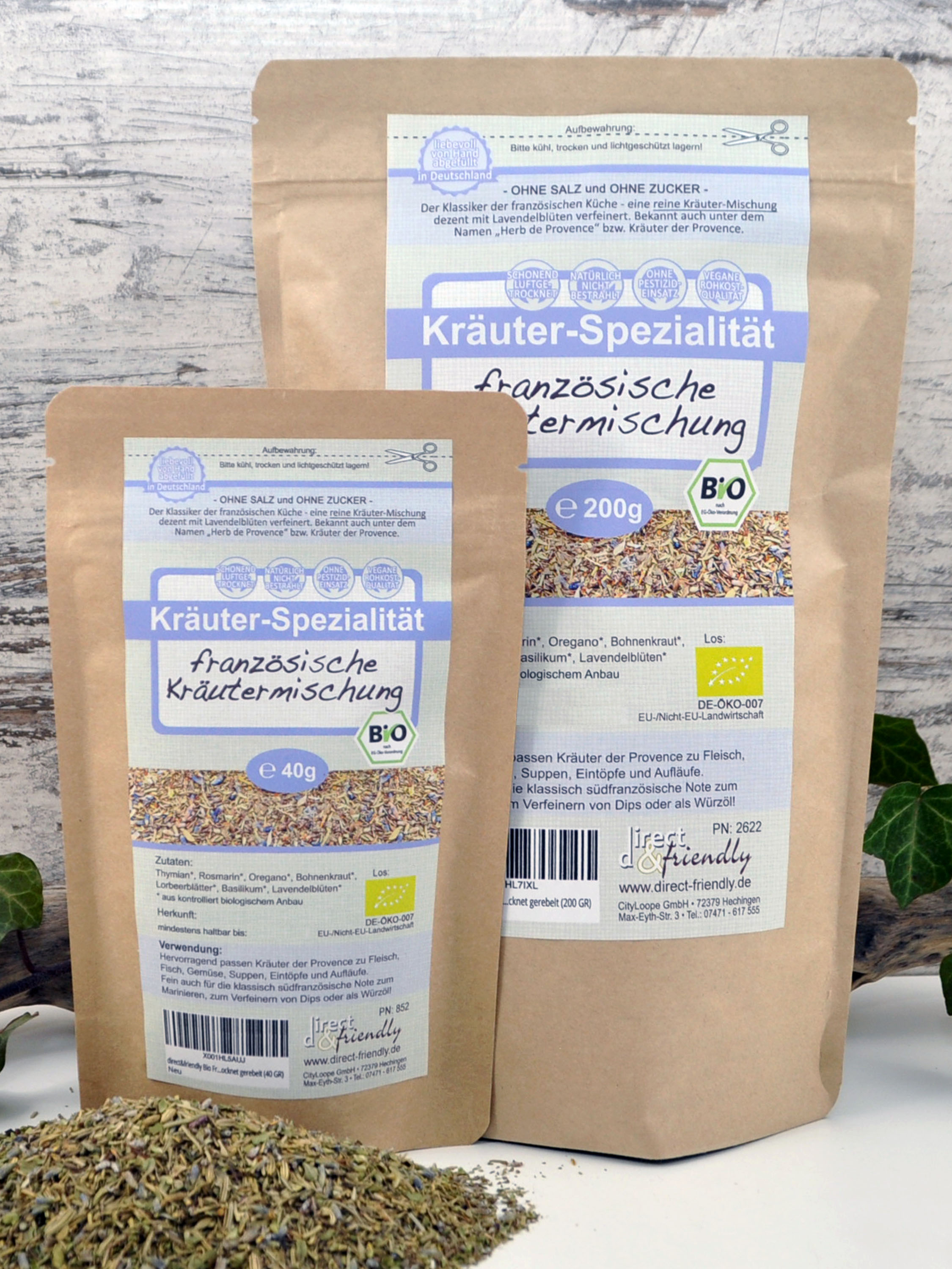 Französische Bio Kräutermischung - Kräuter der Provence