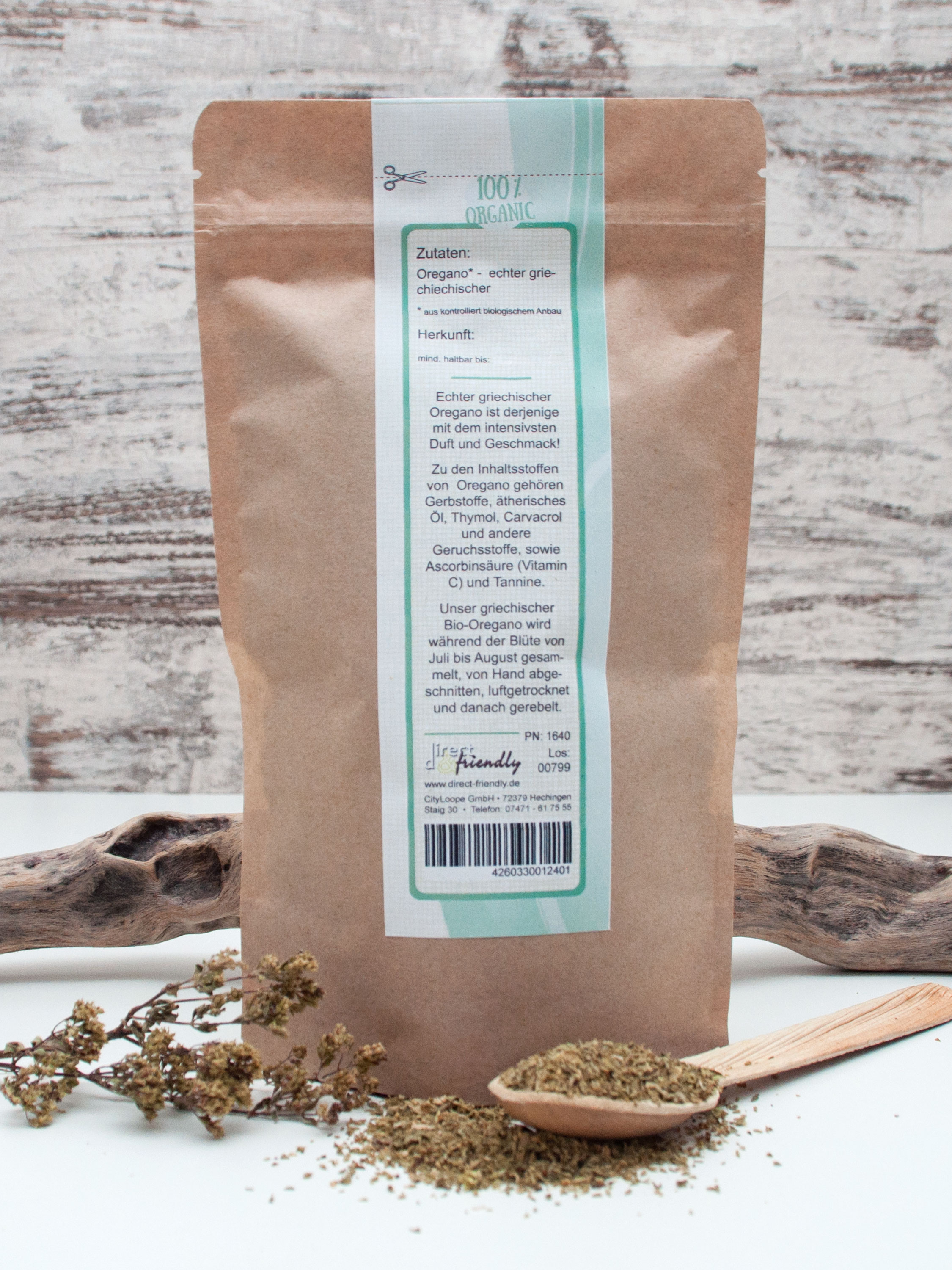 echter griechischer Bio Oregano - getrocknet