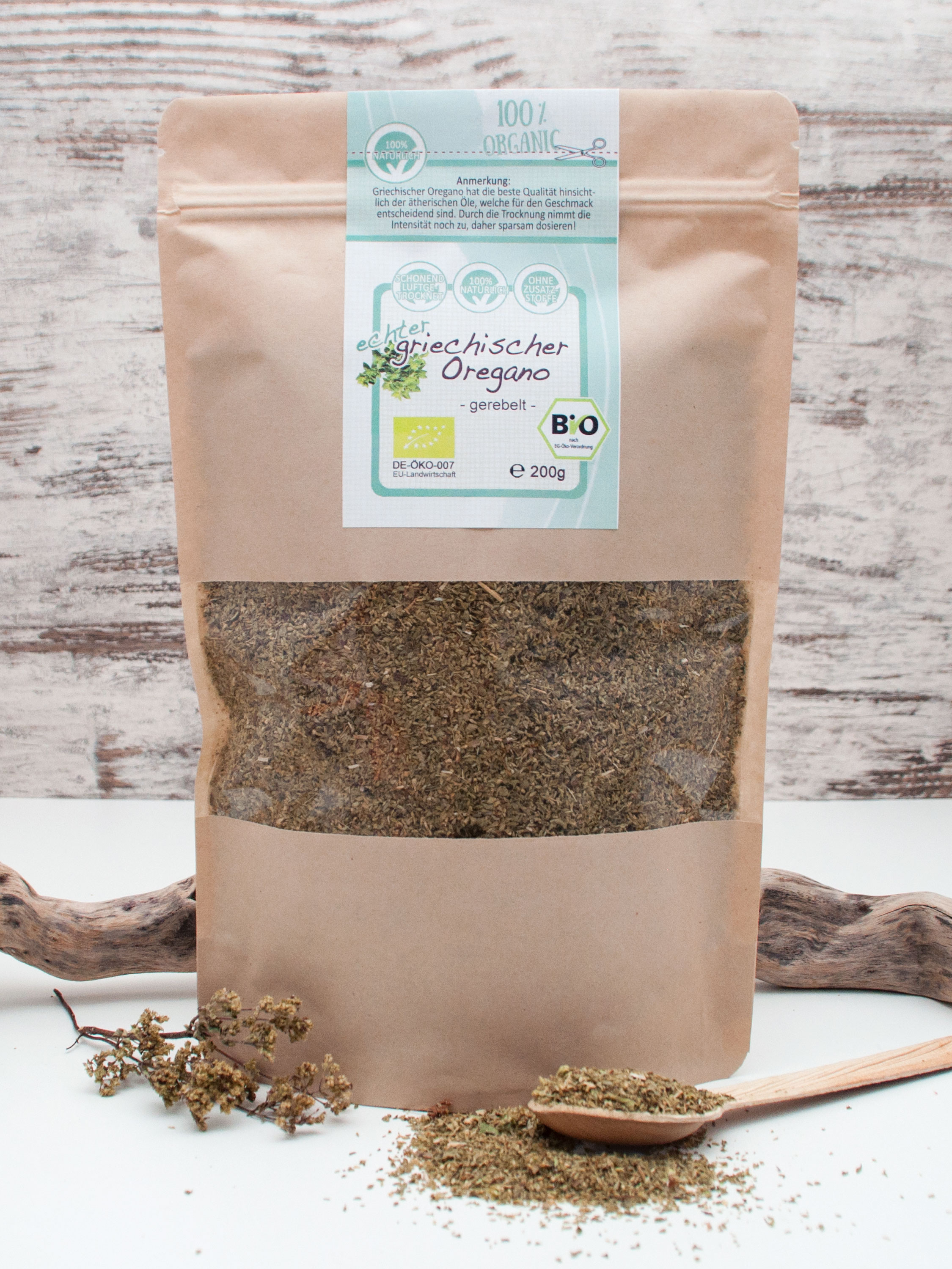 echter griechischer Bio Oregano - getrocknet