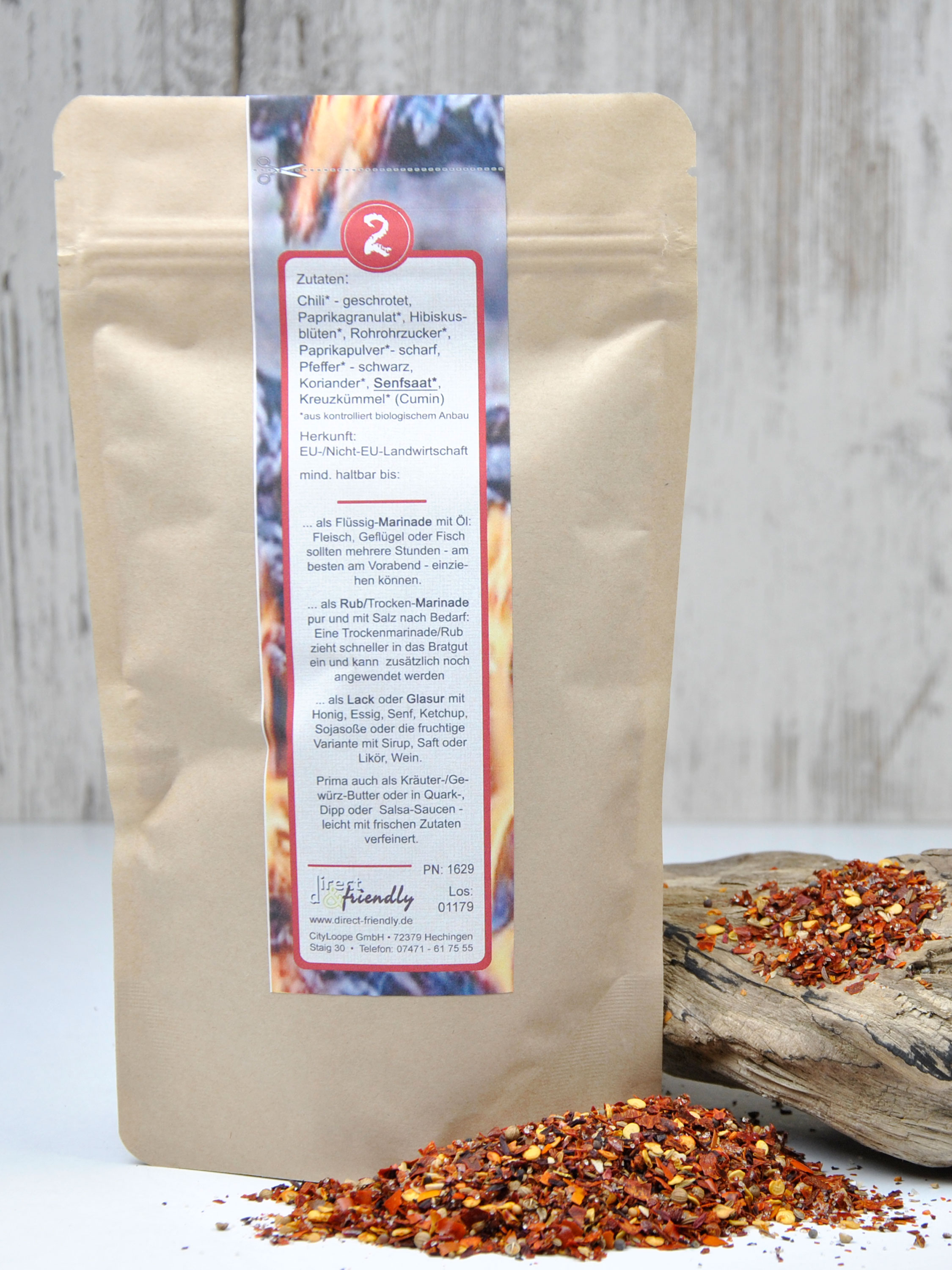 Bio Hot Chili Rub