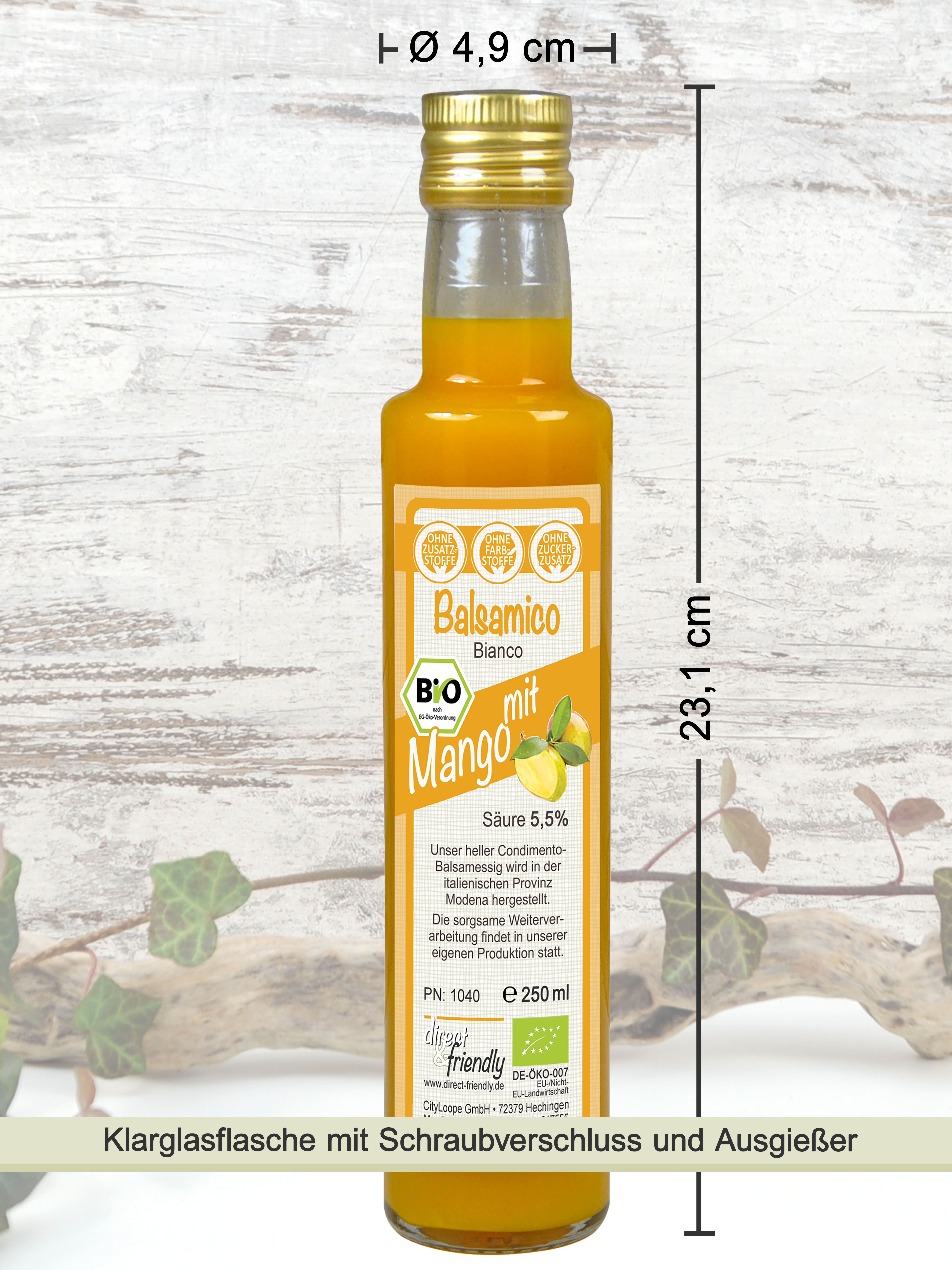 Bio Condimento Bianco mit Mango