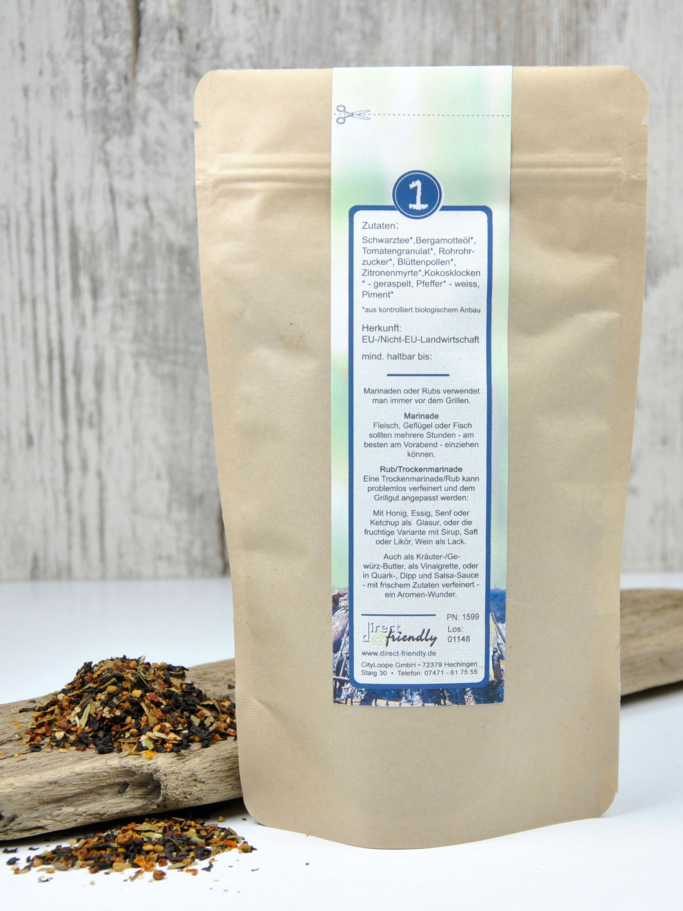 Bio Earl Grey Gewürz Rub