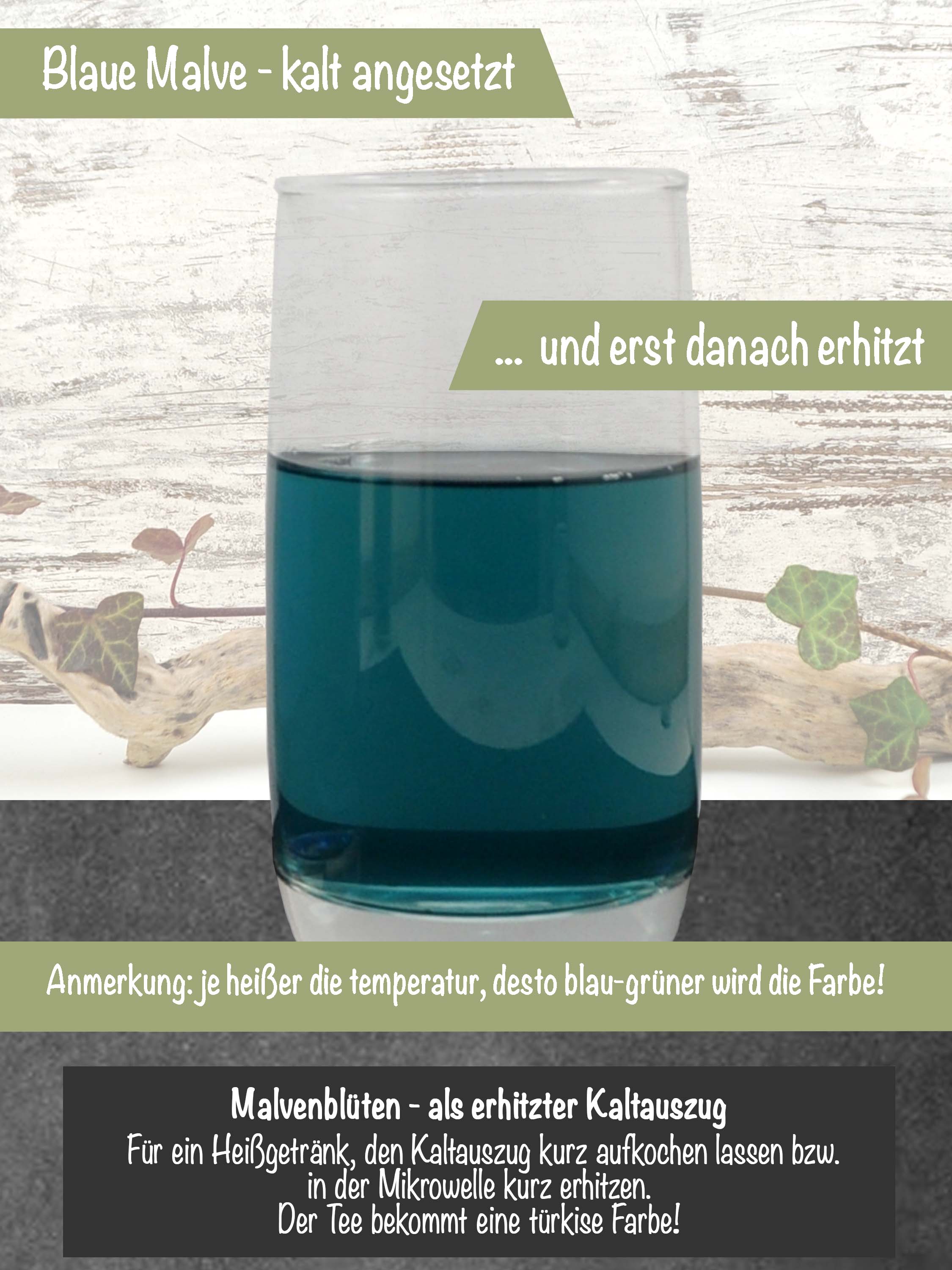 Blaue Bio Malvenblüten - getrocknete Essblüten