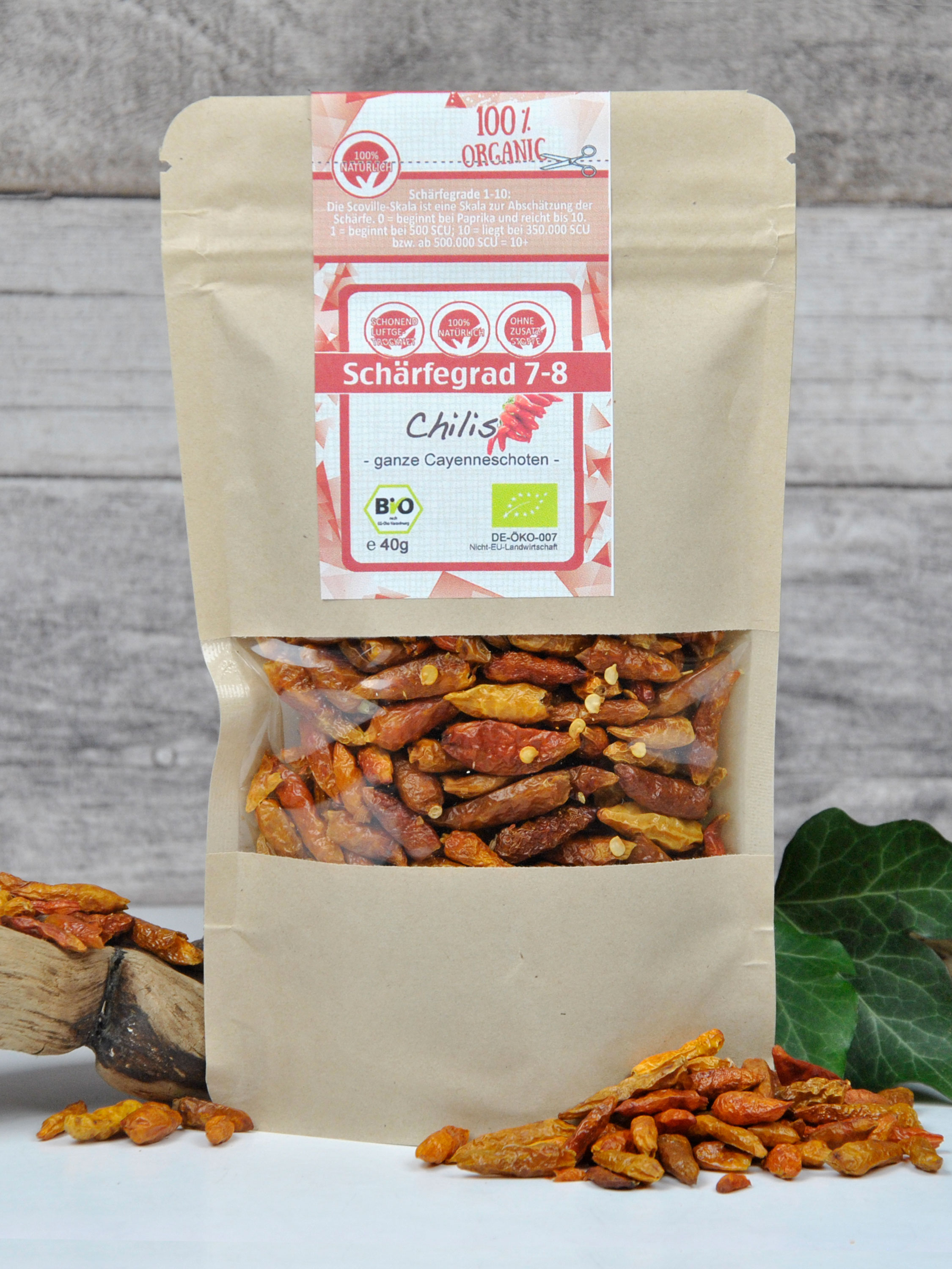 Bio Chili Cayenne - ganz