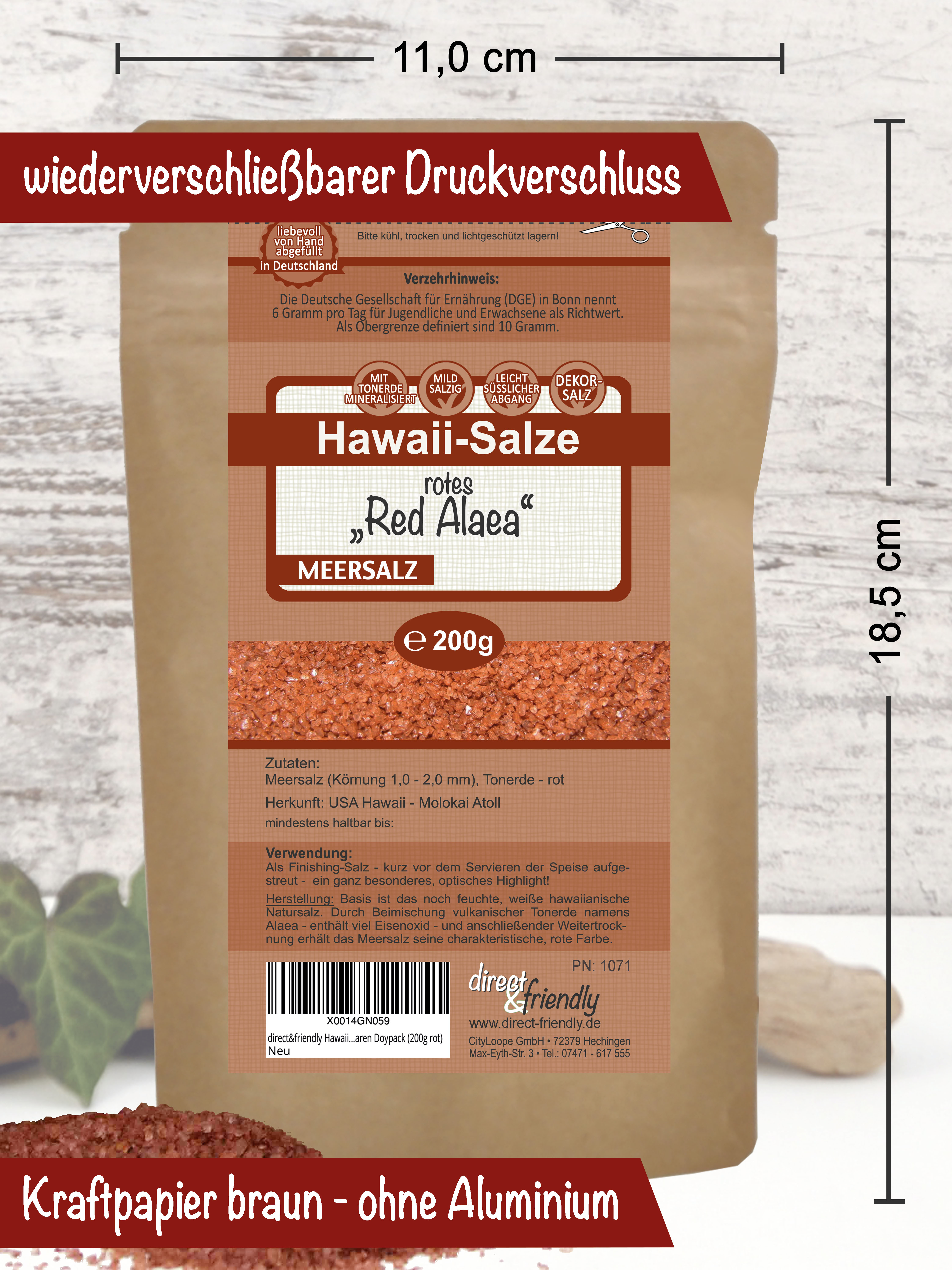 Rotes Hawaiisalz - Red Alaea