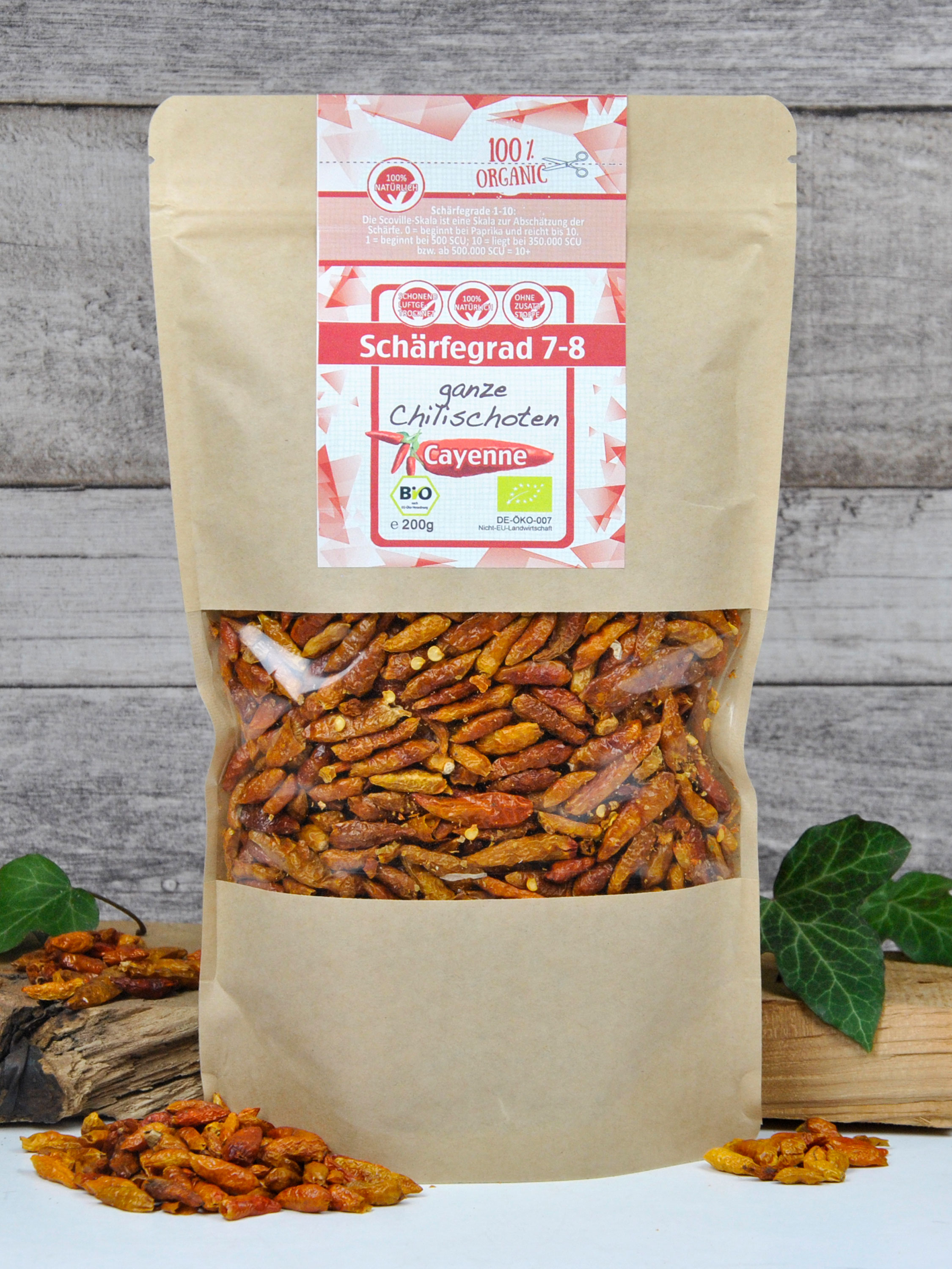 Bio Chili Cayenne - ganz