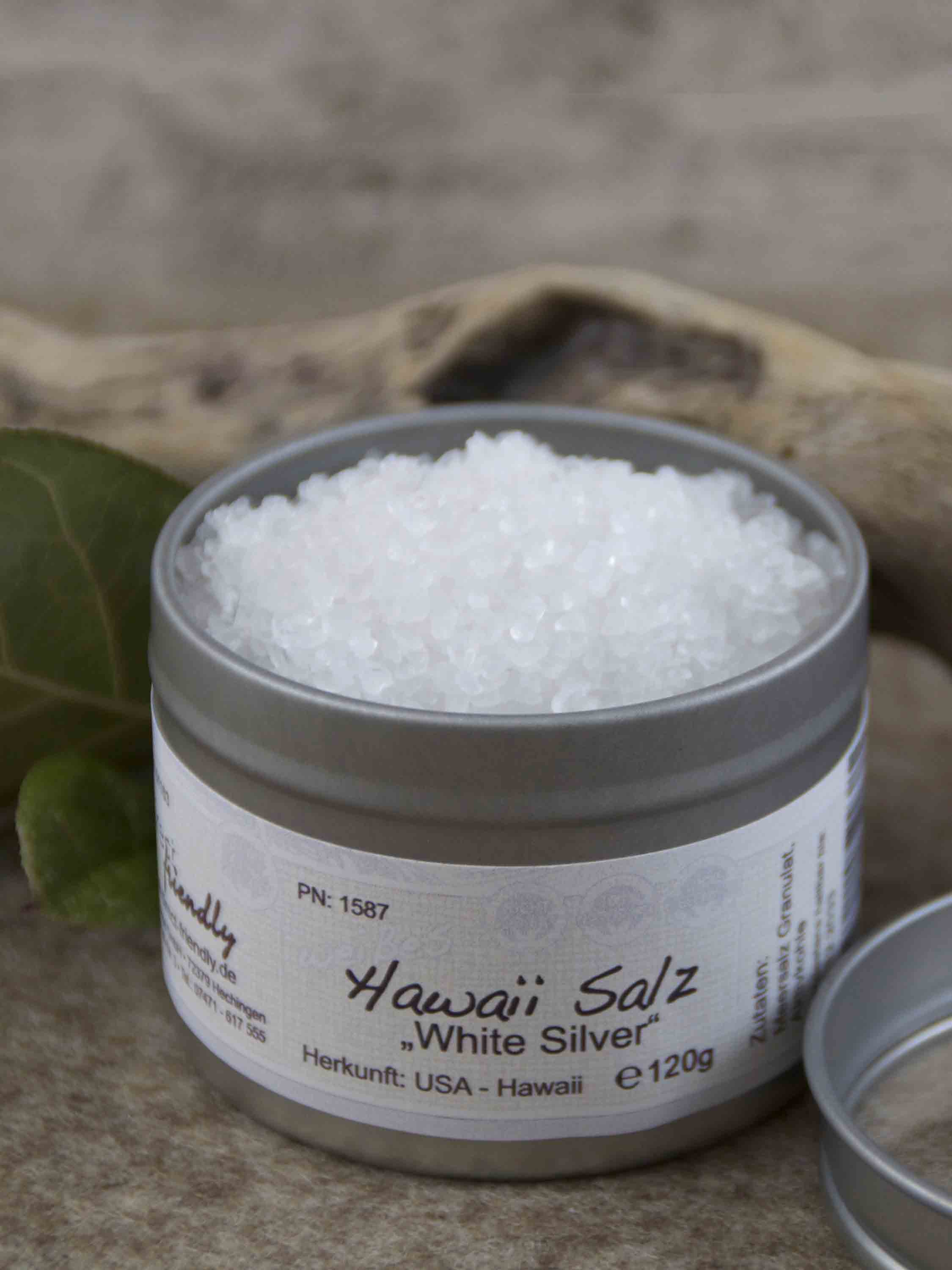 Weißes Hawaiisalz - White Silver
