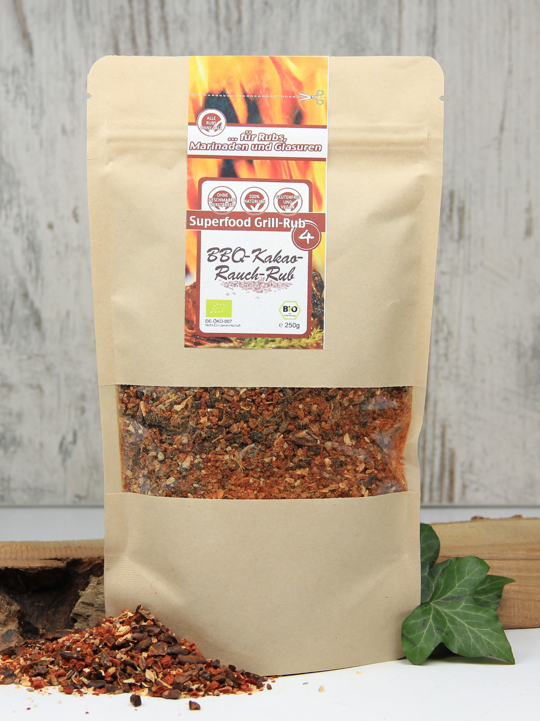 Bio BBQ Kakao Rauch Rub