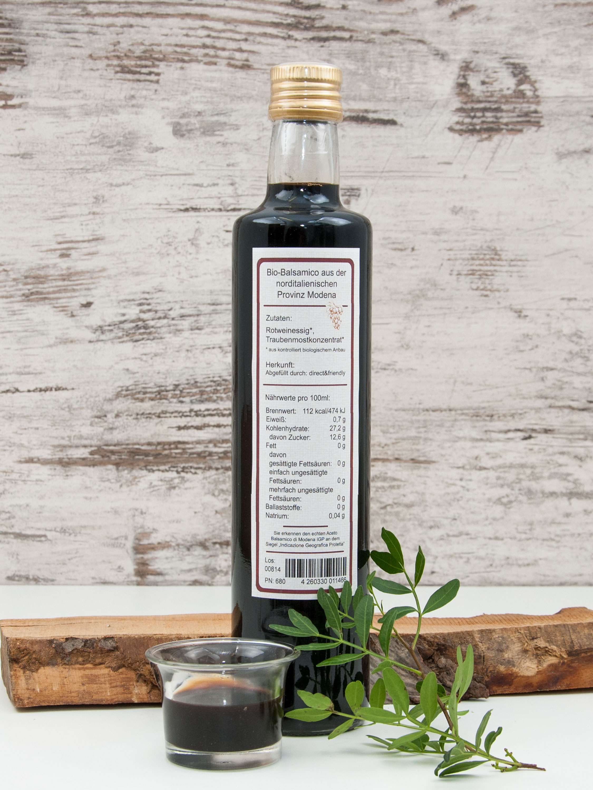 Bio Aceto Balsamico - dunkler Balsamico