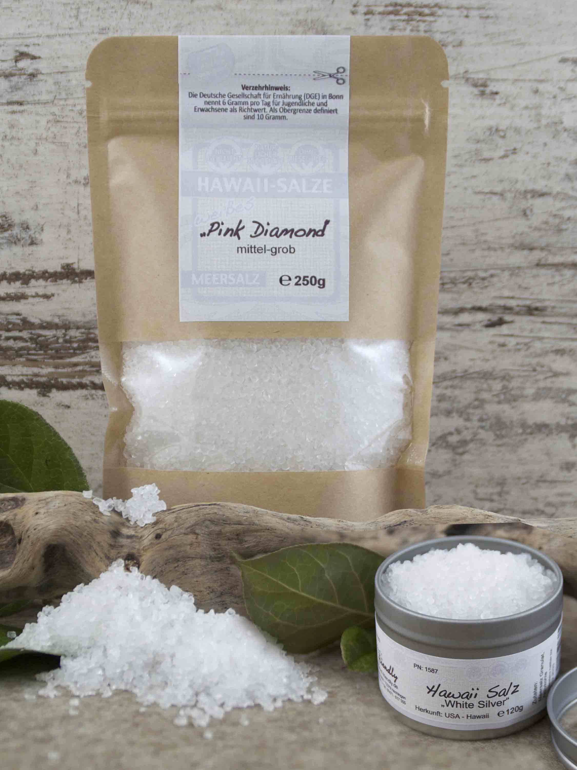 Weißes Hawaiisalz - White Silver