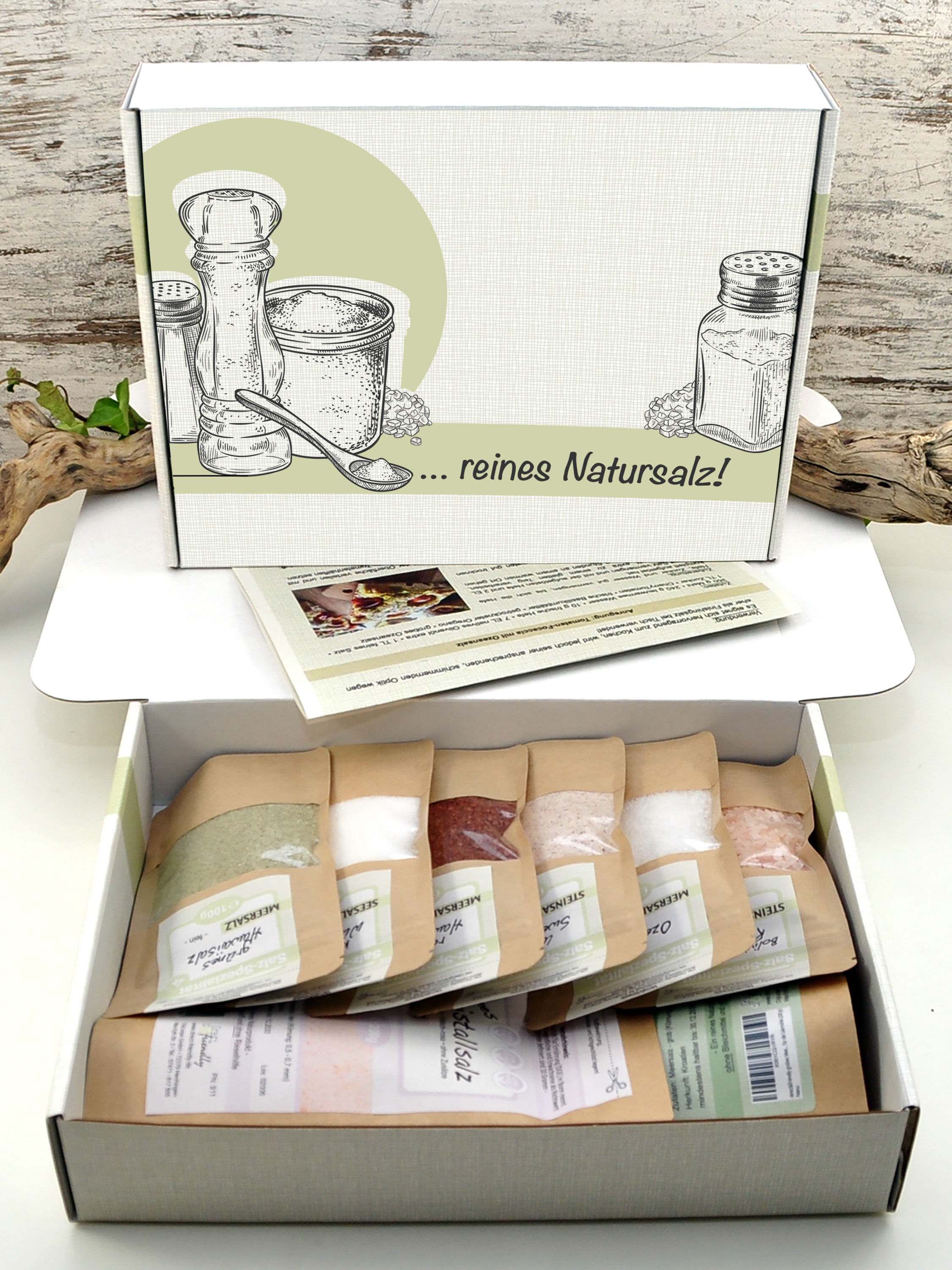 Bio Geschenkset Salzset 8 Salze
