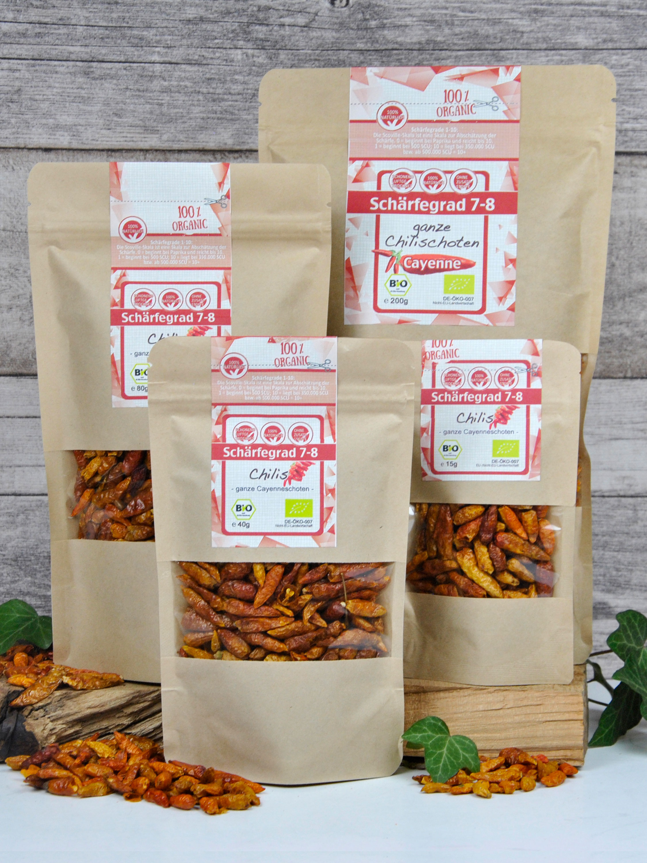 Bio Chili Cayenne - ganz